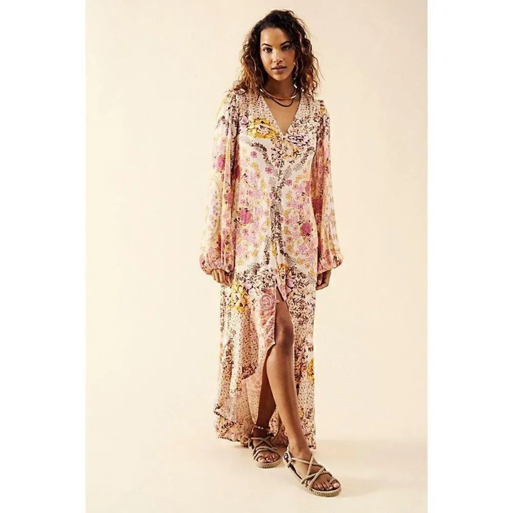 Free people -Marais Printed Midi Dress